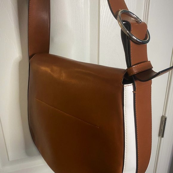 French Connection Bags French Connection Brown And White Contrast